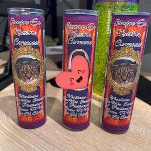 Custom memorial candles!